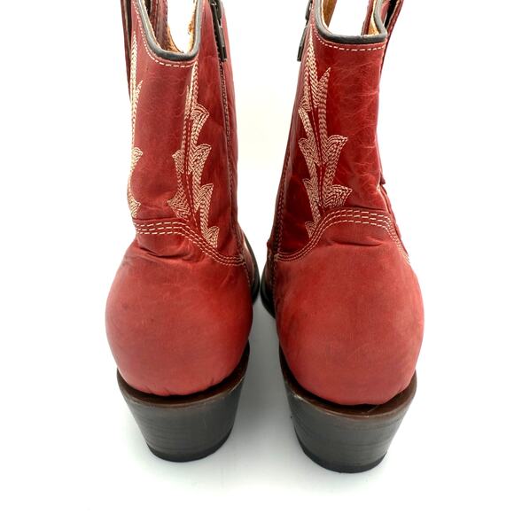 Circle G by Corral RED Cowgirl Boots Size 10 - Picture 2 of 4
